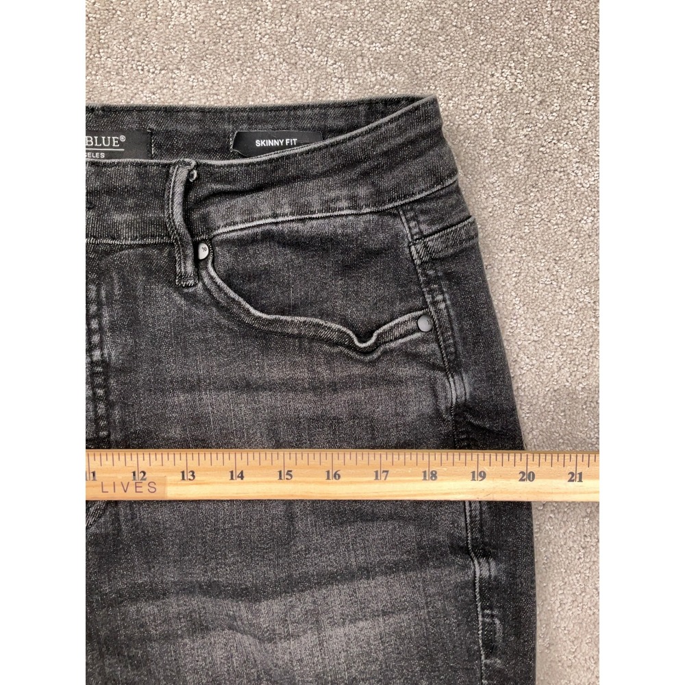 Judy Blue LA Jeans Women 14W Black JB88753 Skinny Whisker High Rise Stretch - Picture 6 of 11